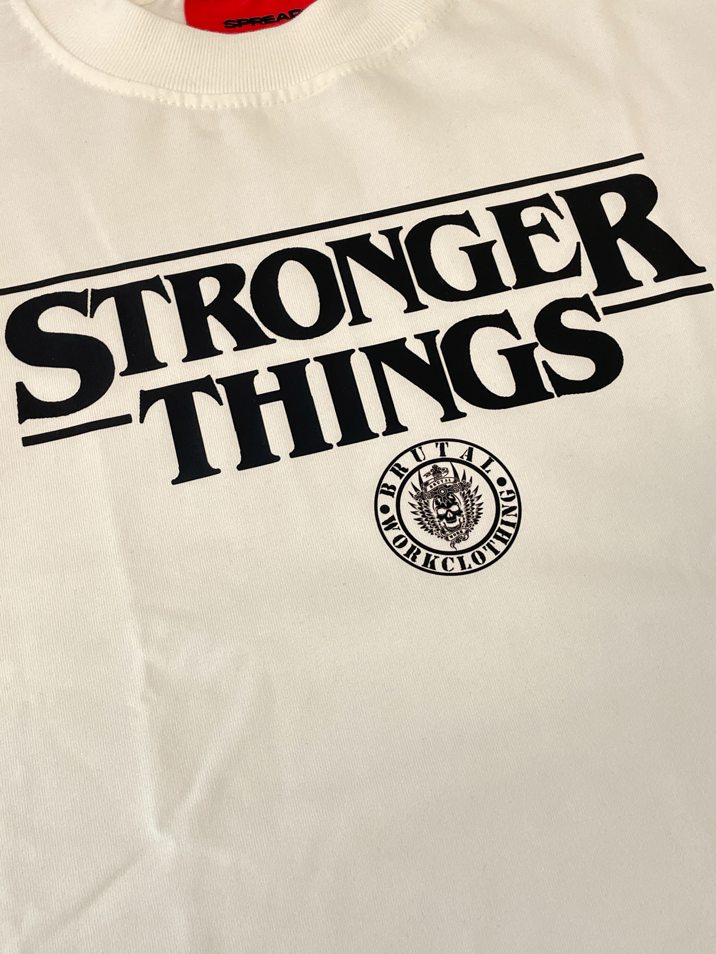 Stronger Things oversized white
