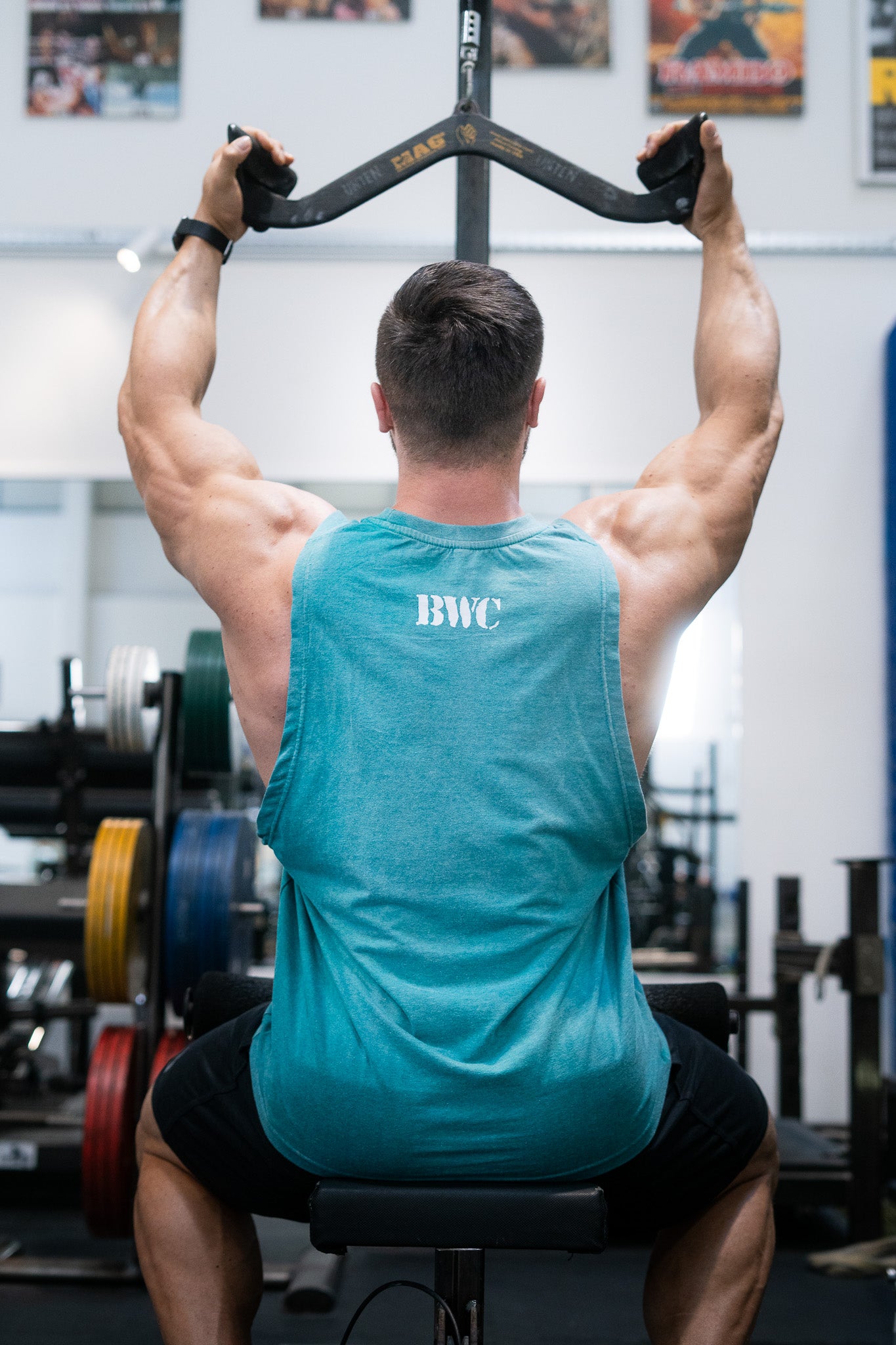 Growth washed turquoise tanktop